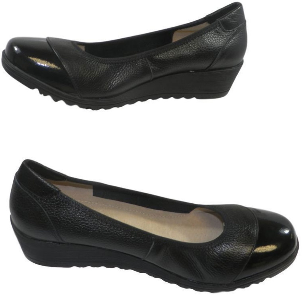 TDB Women Flats Wedges Shoes Black
